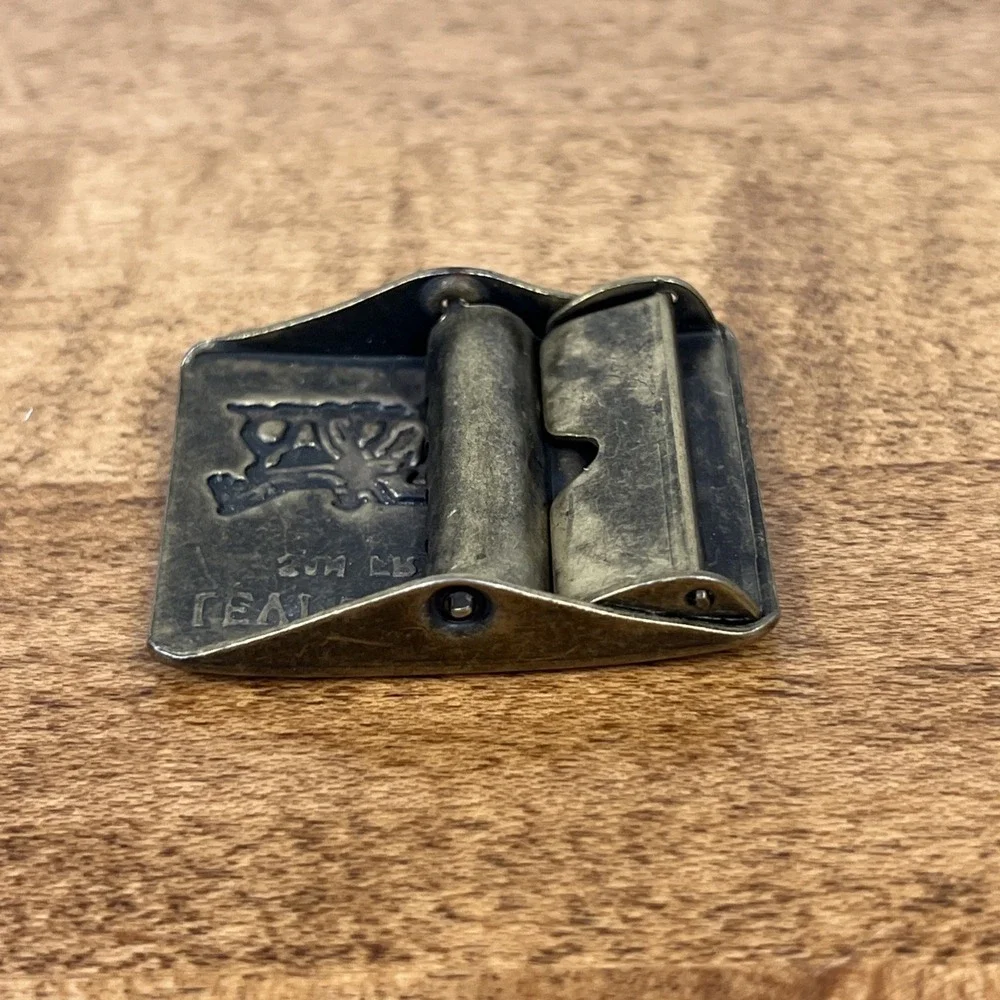 Vintage Levi Strauss & Co Brass Belt Buckle San Francisco